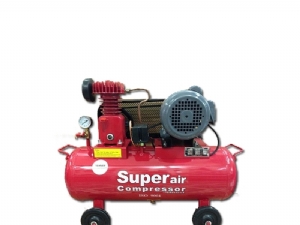 Máy nén khí dây đai SUPER AIR 120L 2 Xy lanh